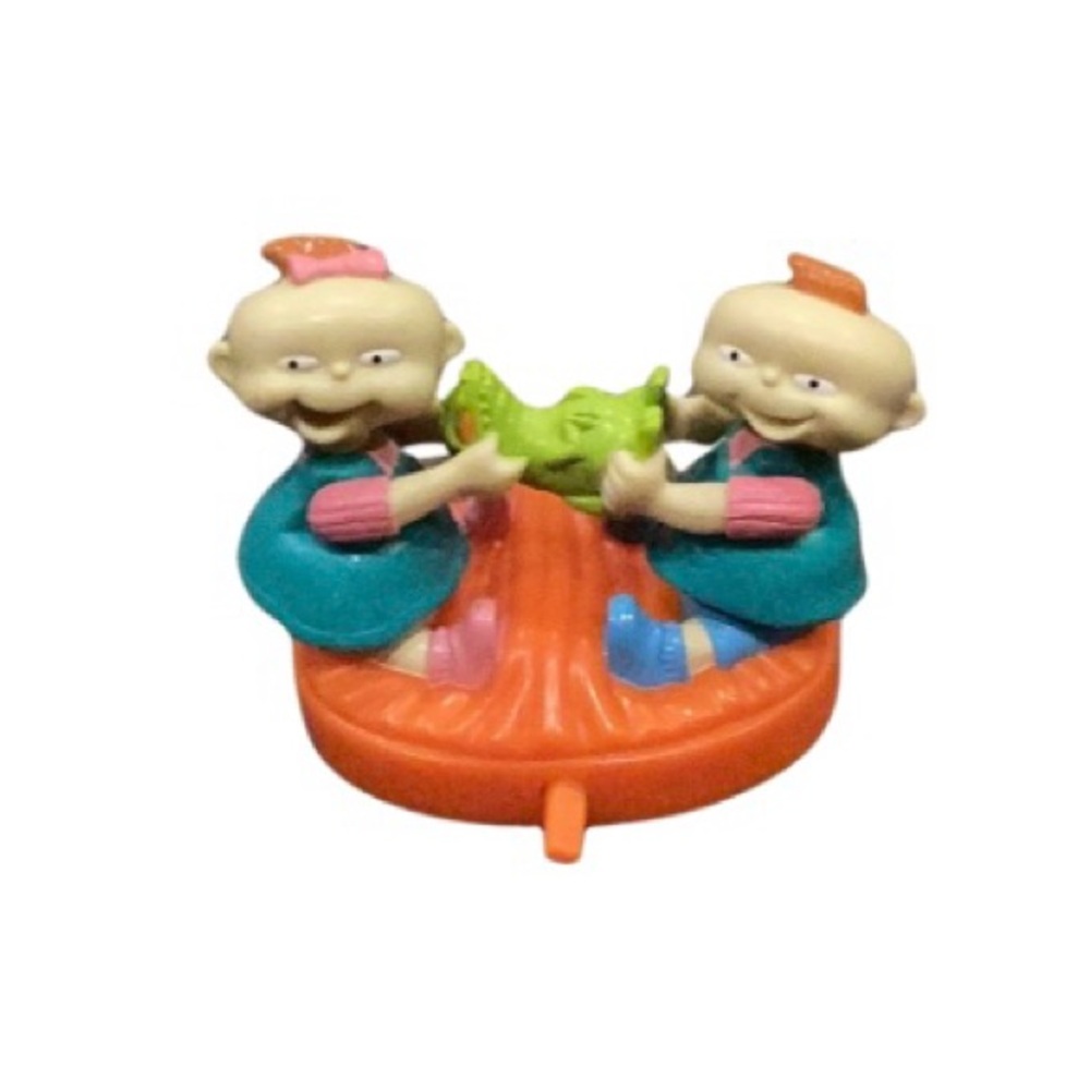 Rugrats Twins Phil & Lil Wind Up Rare Burger King Toy 1998